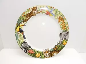 Sakura Dschungeltiere 10 3/4" Essteller exotische Safari Giraffe - Bild 1 von 9