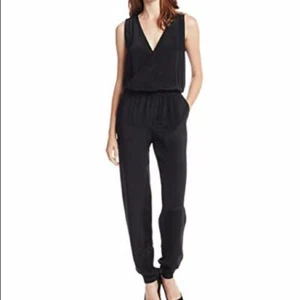 Rebecca Minkoff Silk Jumpsuit with Pockets - Picture 1 of 7