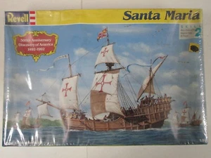 Factory Sealed Vintage Revell Santa Maria 1:(90th Scale Model Ship Kit #5627 - Bild 1 von 4