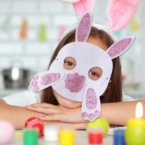 Cute Rabbit Chicken Eye Mask Funny Animal Mask Easter Felt Mask Holiday Decor - Picture 1 of 17
