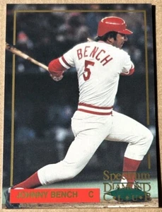 JOHNNY BENCH HOF 1993 SPECTRUM DIAMOND CLUB PROMO Card NM-MT Condition - Picture 1 of 2