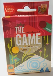 The Game Card Game Pits the players against The Game Everyone Works Together - Picture 1 of 2