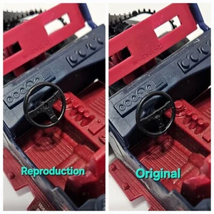 1986 Hasbro GI Joe Thunder Machine - Steering Wheel, Dreadnok Reproduction - Picture 1 of 3