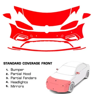 PreCut Paint Protection Film Clear Bra PPF Kit For Volkswagen Golf R 2018-2019 - Picture 1 of 7