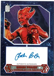 Doctor Who 2015 Autograph Sarah Parish as Empress of Racnoss Red Parallel #06/10 - Picture 1 of 2