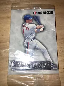 Jimmy Dean baseball card 1993 rookies Mike Lansing Vinny Castilla - Picture 1 of 2
