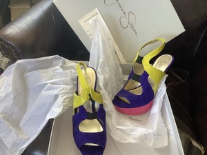 jessica simpson purple heels