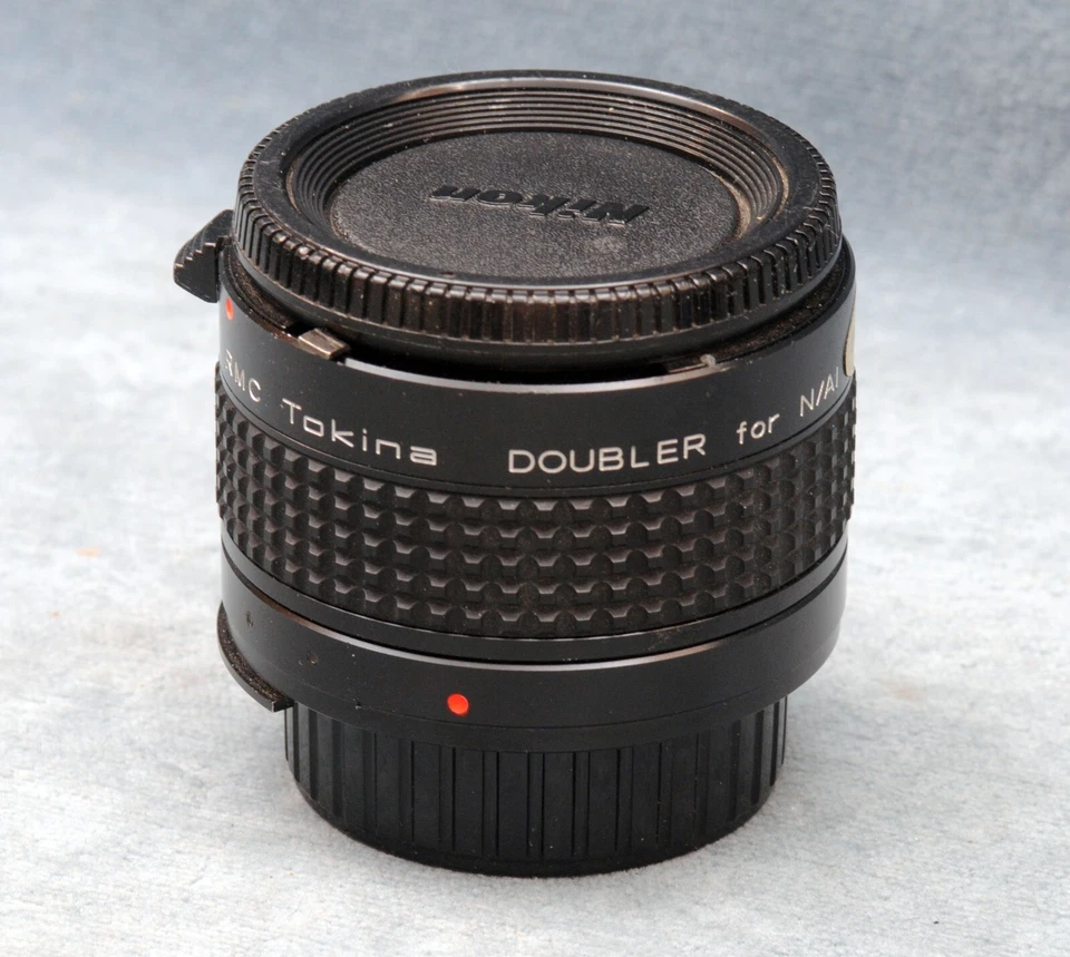 RMC TOKINA 7 ELEMENTOS 2X DOBLE PARA LENTES N/AI NIKON AI MF, JAPÓN, CON TAPAS Foto 1 de 1