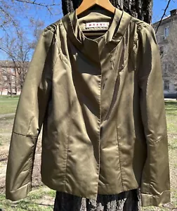 Marni Nylon Gold Jacket Blazer - Picture 1 of 12