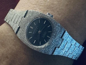 RARE Original RAYMOND WEIL 691N Mechanical Blue Dial 22mm SS Women’s Watch Works - Picture 1 of 22