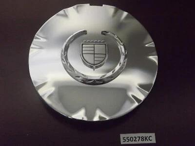 Fits Cadillac SRX 2010-2016 Chrome Center Cap with a Chrome shield used 1PC Foto 1 de 3