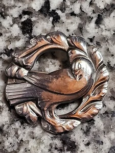 Georg Jensen Denmark #123 Dove Sterling Silver 925 Brooch Pin Danish Old Mark - Picture 1 of 3