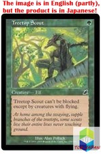 Magic: The Gathering MTG Jpver Foil Treetop Scout SCG Common