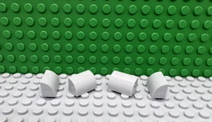 Lego 4 hellbläulich grau 1x2x1 gebogen halb glatt Schrägen Stein Block NEU - Bild 1 von 1