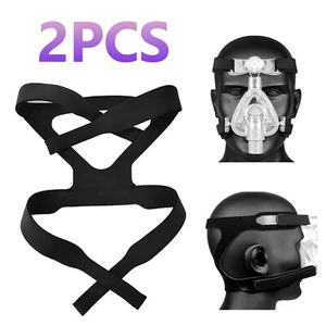 2 Pack Universal Mask Headgear Strap Headband Compatible w/ Nasal CPAP & More US - Picture 1 of 13