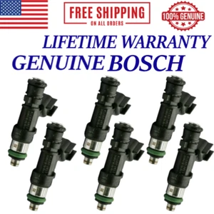 NEW 6pc OEM BOSCH Fuel Injectors For 2008- 2010 Chrysler Town and Country 4.0L - Picture 1 of 2