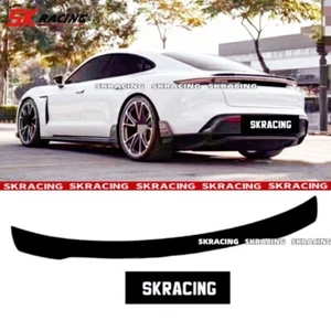 Kits de carrocería de alerón trasero negro brillante para Porsche Taycan 2020-2024 - Imagen 1 de 6