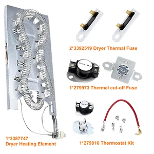 WP3387747 for Whirlpool Kenmore Dryer Heating Element AP6008281 PS11741416 - Picture 1 of 5