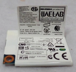 GENUINE 455285-011 HP MODEM MODULE FOR HP ELITEBOOK 6930P - Foto 1 di 2