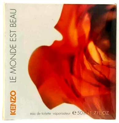 ❤️LE MONDE EST BEAU,KENZO, EAU DE TOILETTE, 1.7oz 50ml,SEALED! - Image 1 of 4