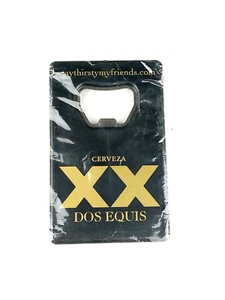 Vintage Dos Equis Imported Beer Cerveza Credit Card Bottle Opener - SEALED! - Picture 1 of 3