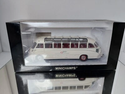 Minichamps Setra S8 Coach Taeter Ziemons Aachen 1:43 nella scatola - Immagine 1 di 4