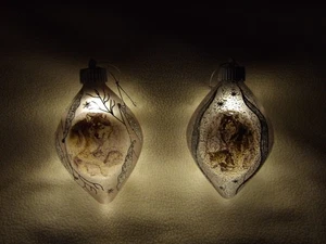 BELEUCHTETES Al Agnew's Der Geist im Wolf Ornament 4er Set - Bradford Exchange - Bild 1 von 17