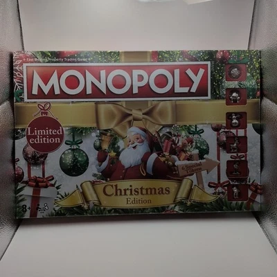 Totalmente Nuevo - Edición Navidad - Juego de Mesa Monopoly - Hasbro Movimientos Ganadores  - Imagen 1 de 4