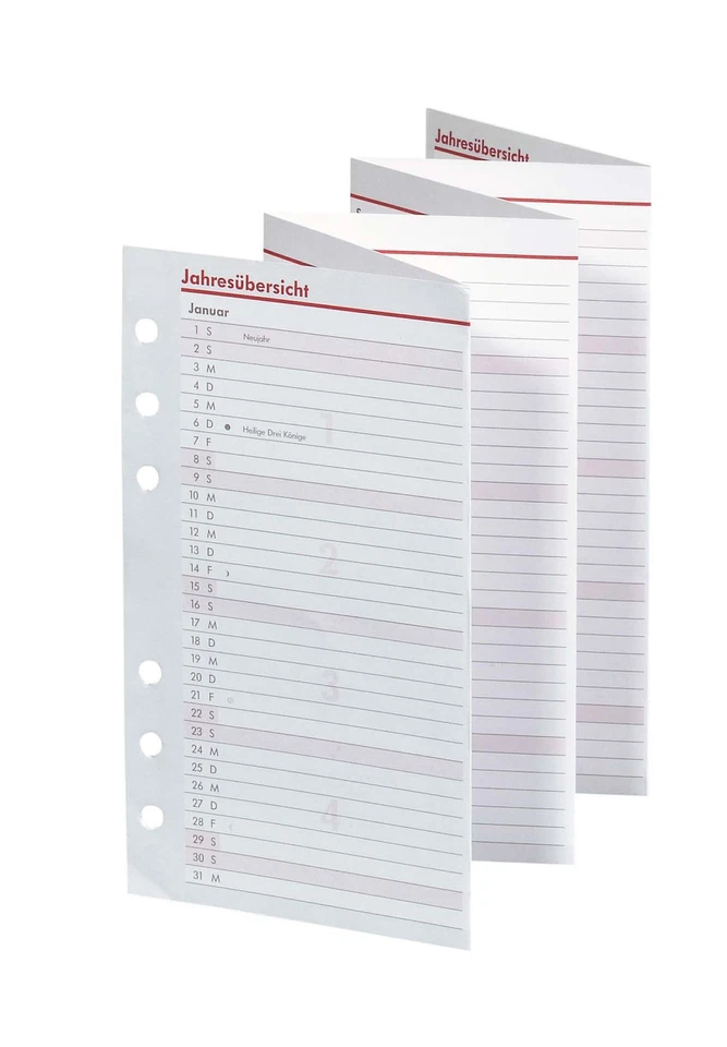 BSB Kalender 2026 Terminplaner Kompakt A6 Jahresübersicht Leporello UVP: 2,99