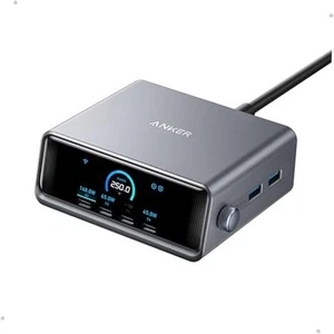  Prime Chargeur, Station de Charge USB C 250W GaN Prime, Ultra Rapide 6 Ports,  - Photo 1 sur 7