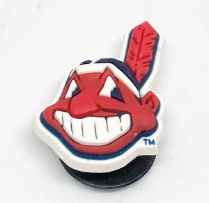 Cleveland Indians MLB offizieller Crocs lizenzierter Jibbitz/nicht mehr produziert Schuh Anhänger - Bild 1 von 2