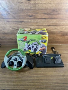 Mad Catz MC2 ACCUDRIVE Racing Volante y Pedales Xbox Original Caja Verde - Imagen 1 de 15