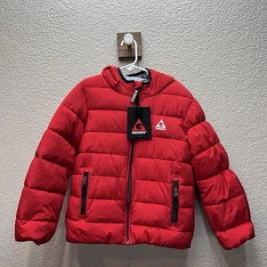 Gerry Kids Red Hooded Puffer Jacket Size 6 - Picture 1 of 8