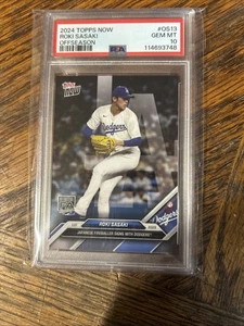 Roli Sasaki 2024 Topps Now Offseason PSA 10 - Picture 1 of 2