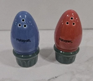 NEU OHNE BOX PFALTZGRAFF WEIHNACHTEN SALZ & PFEFFERSTREUER GLÜHBIRNEN BLAU &... - Bild 1 von 13