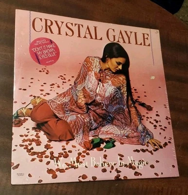 We Must Believe In Magic Crystal Gayle LP 1977 United Artist New Sealed 1st Pres - Image 1 of 3