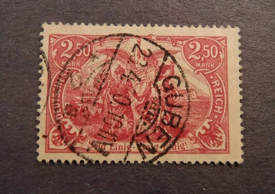 Scott# 114, 1919-20, 2.50 Mark , Union North & South Germany Used Stamp - Image 1 of 2