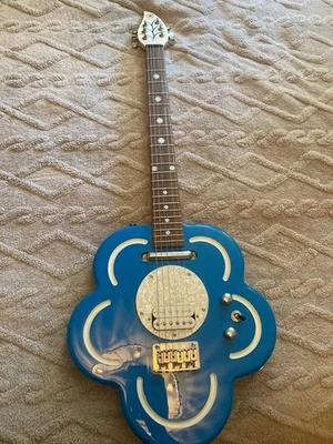 Daisy Rock Blue Flower Electric Guitar - Image 1 of 4