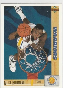 1991-92 upper deck #265 Mitch Richmond WARRIORS - Picture 1 of 1