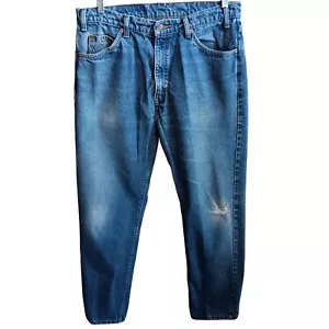36x30 Vintage Levis 505 Denim Jeans Orange Tab Straight Leg 1990er Grunge Fade - Bild 1 von 14