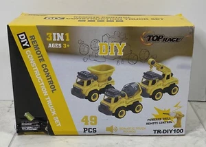 Top Race DIY Remote Control CONSTRUCTION TRUCK SET TR-DIY100 NEW - Picture 1 of 6