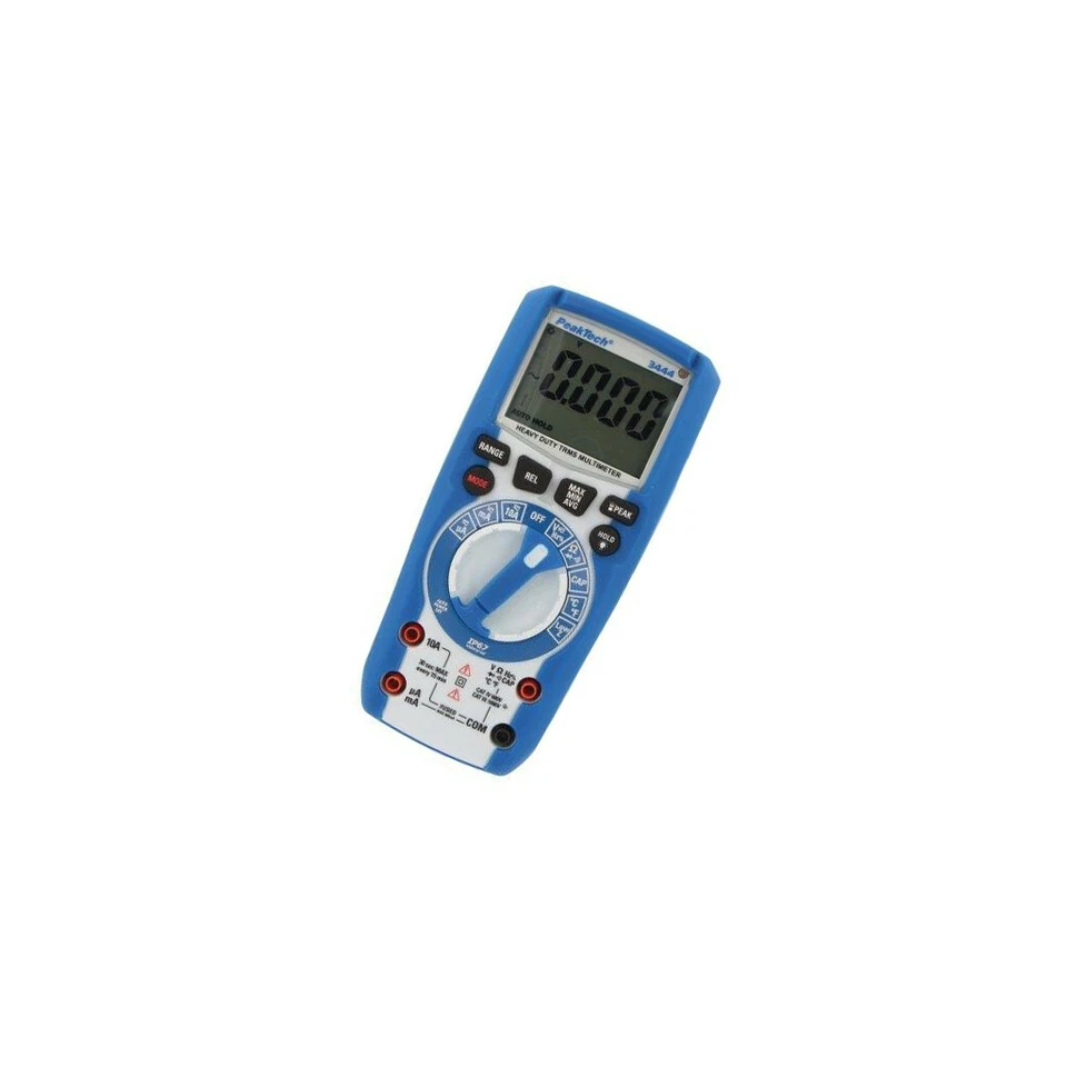 P3444 Digitaler Multimeter VDC: 600m/6/60/600/1000V True RMS IP67 PEAKTECH - Bild 1 von 1