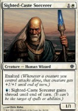 SIGHTED-CASTE SORCERER FOIL X4 4 4X Shards of Alara MTG Magic Cards DJMagic
