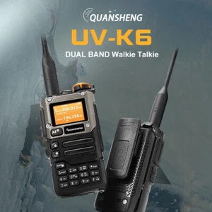 Radio de banda de aire Quansheng UV-K6 5W carga U/VHF radio de dos vías - Imagen 1 de 38