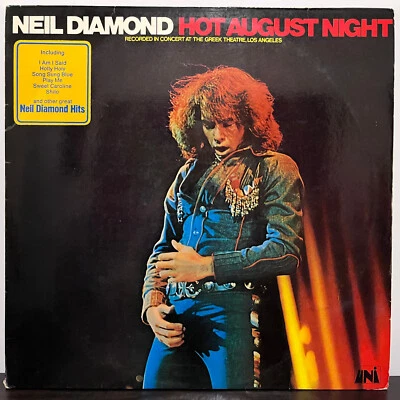NEIL DIAMOND - Hot August Night (Germany Pressing) - 12" Vinyl Record 2xLP - VG - Image 1 of 4