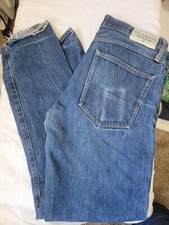 Tellason Stock Button Fly 5 Pocket Jeans Med Wash 35X32