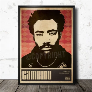 Póster de arte hip hop infantil gambino música rap de Kendrick Lamarr - Imagen 1 de 1