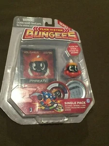 Figura de acción Flick to Stick Bungees paquete único Volcanus NUEVO SIN USAR EN PAQUETE - Imagen 1 de 2
