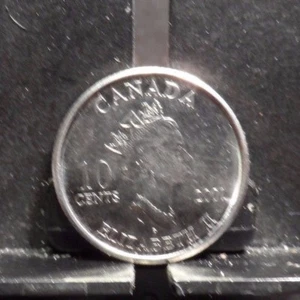 MONETA CANADESE DA 10 CENTESIMI 2001 CIRCOLATA (91817)2 - Foto 1 di 3