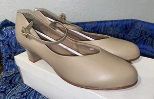 LOSHIN’S DANCEWEAR DAMEN LEDER SCHUHE GRÖSSE 8,5 - Bild 1 von 10